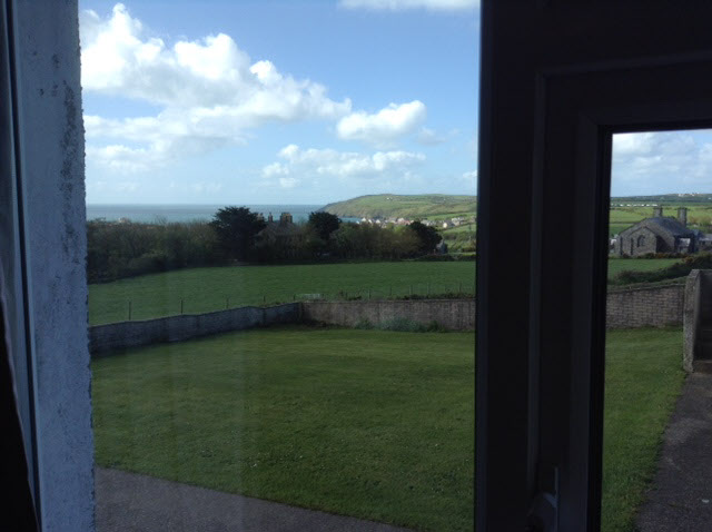 View from rear twin bedroom towards Uwchmynydd and Bardsey Island