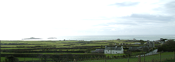 View towards Ynys Gwylan